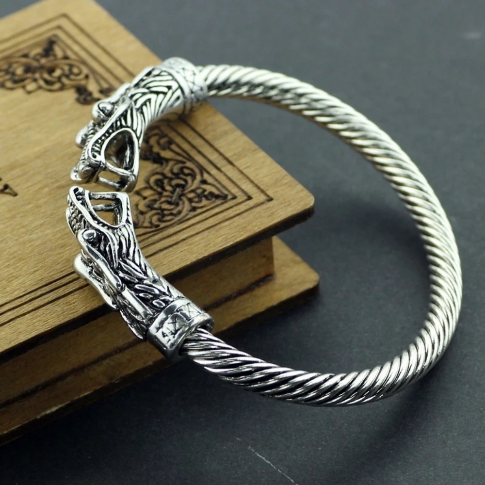 Dragon Head Viking Men's Sacred Armband Bracelet